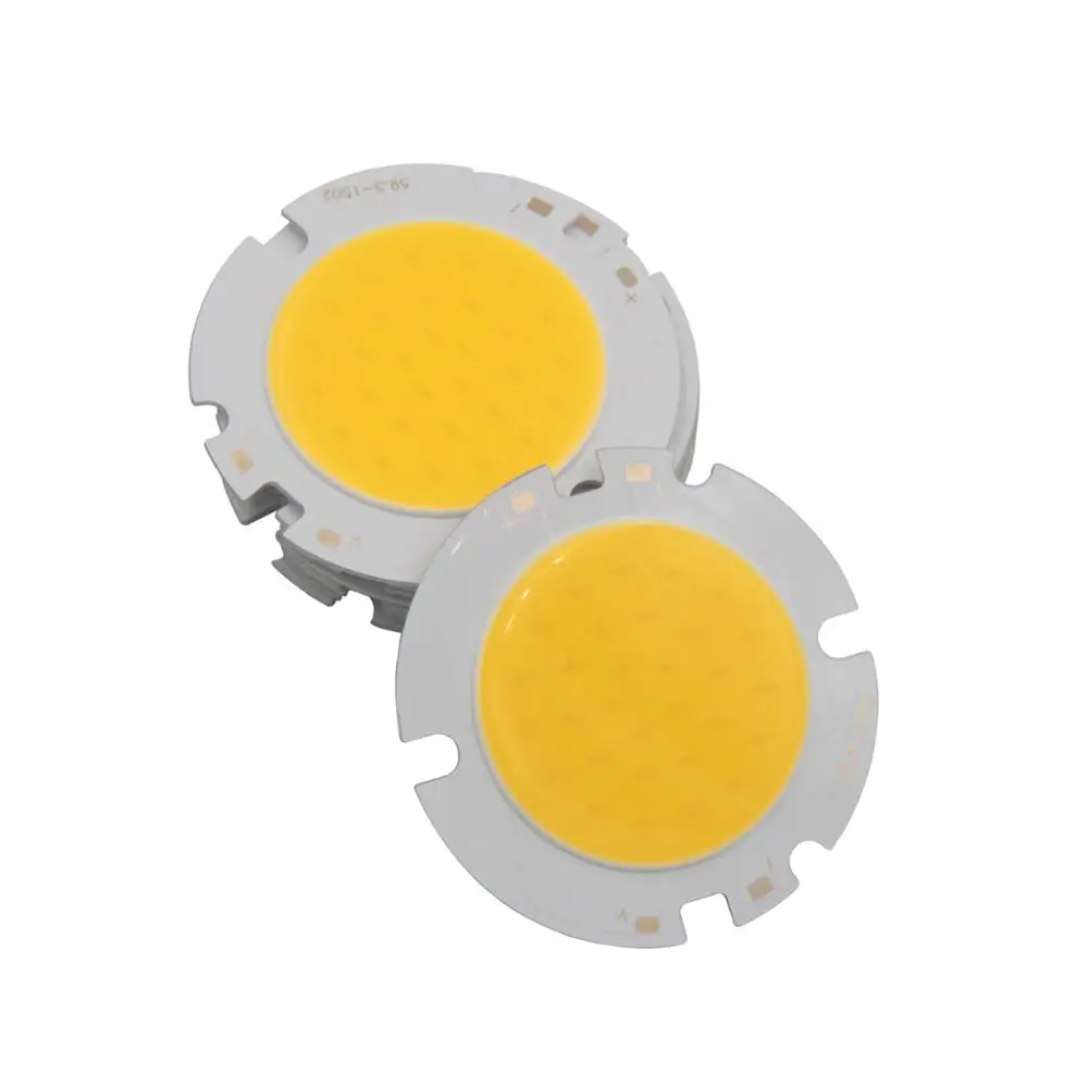 Allcob 1 шт. 5 10 чипы epistar Мощный светодиодный COB круглый источник света модуль Вт 15 20 30
