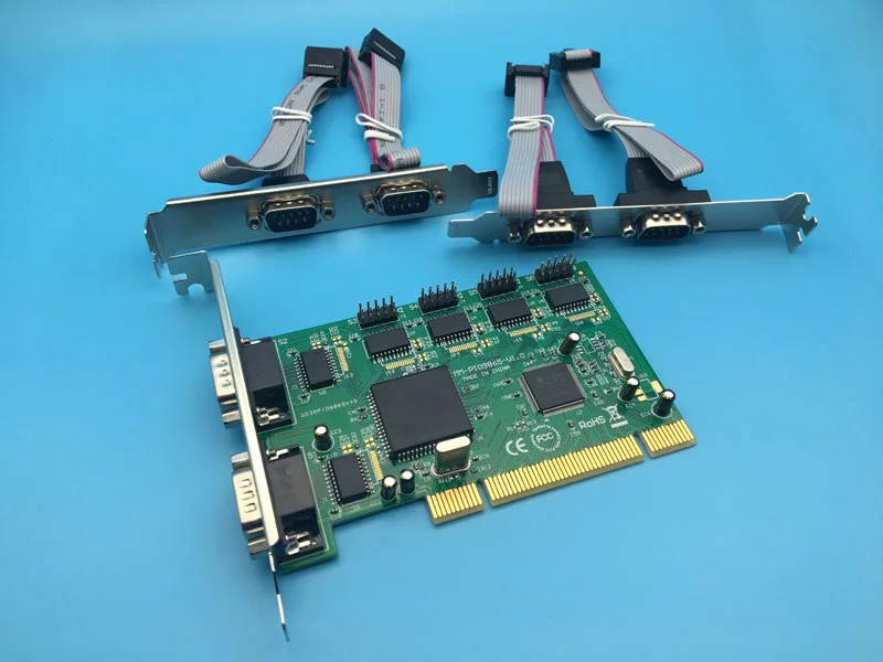 

6 Port Serial RS232 DB9 Pin COM Adapter PCI Host Controller Card MCS9865 Chipset