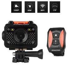 Оригинальная Спортивная экшн-видеокамера SOOCOO S60 WiFi 1080 P, широкоугольная камера 170 градусов+ Водонепроницаемый usb-кабель+ дополнительная батарея 1 шт