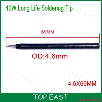 

Black Color Long life 40W Replacement Soldering Iron Tip Leader-Free Solder Tip Soldering Welding Iron Pencil Tips free shipping