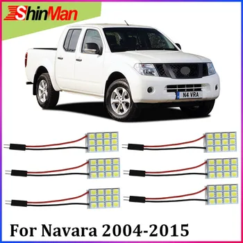 

ShinMan 6X Error Free LED CAR Light Car LED Interior Car lighting For Nissan Navara Reading light 2004-2015 LED Interior Light