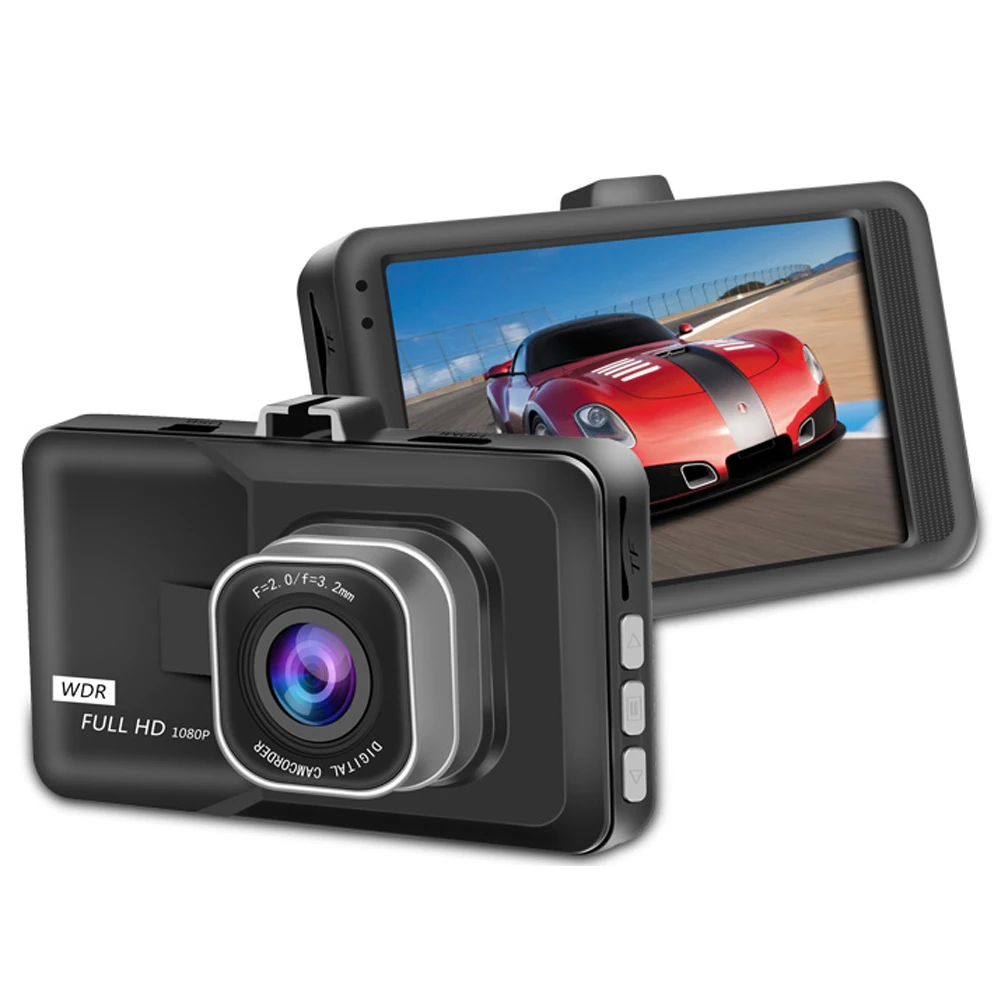 Full HD 1080P видео регистратор Регистраторы Ночное видение авто 3 дюймов Dash Cam