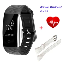 S2 Bluetooth Smart Band IP67 Водонепроницаемый монитор сердечного ритма спортивной деятельности Шагомер фитнес-трекер с Пульт дистанционного Управления для IOS