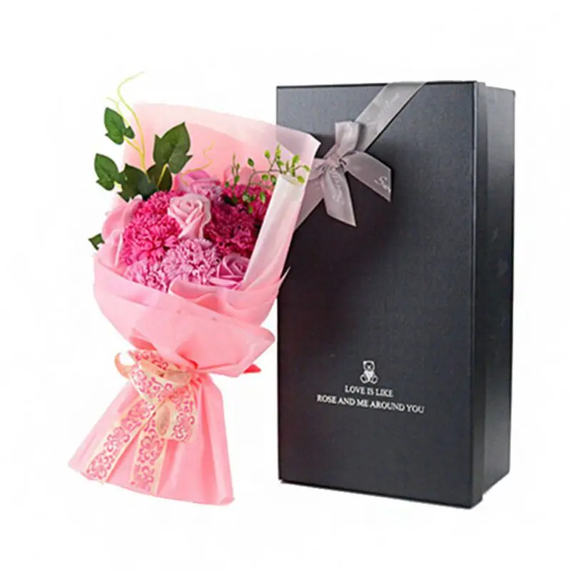 

Carnation Soap Bouquet Gift Box Flower Birthday Gift Home Garden Festive Party Supplies