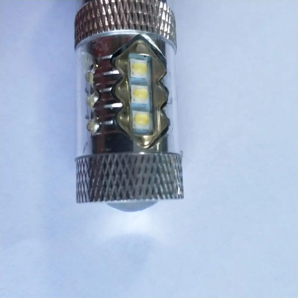 Светодиодный светильник, супер белая галогенная лампа H3 16SMD 2828 80W 6500 K-7000 K, белый светильник светодиодный светильник для(DC12-24V