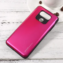 Для LG G6 Случаи МЕРКУРИЙ GOOSPERY Небо Скользящий Держатель Карты Случае Гибридный Телефон (ТПУ + PC) для LG G6-5.7 дюймов