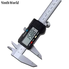 Vernier Metric Digital Caliper with LCD Display 0-6 inch / 150mm Stainless Steel Electronic Depth Gauge Measuring Tools