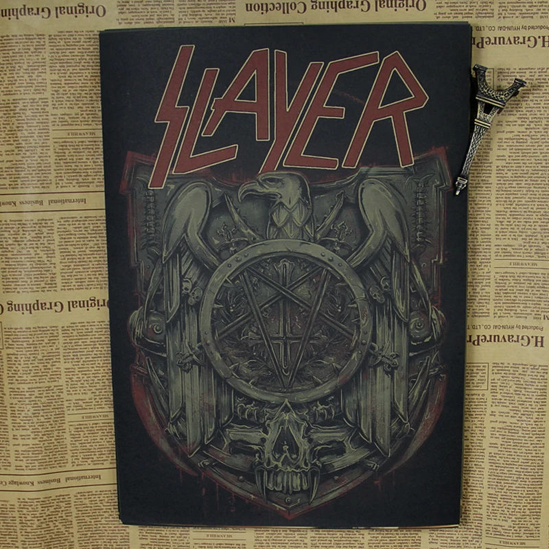 Уютный момент группа Slayer Винтаж Плакат американская скорость металл рок музыка ретро кафе настенная декоративная живопись QT380