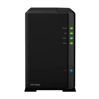 

Synology DiskStation DS218play, NAS, Compact, Realtek, RTD1296, Black