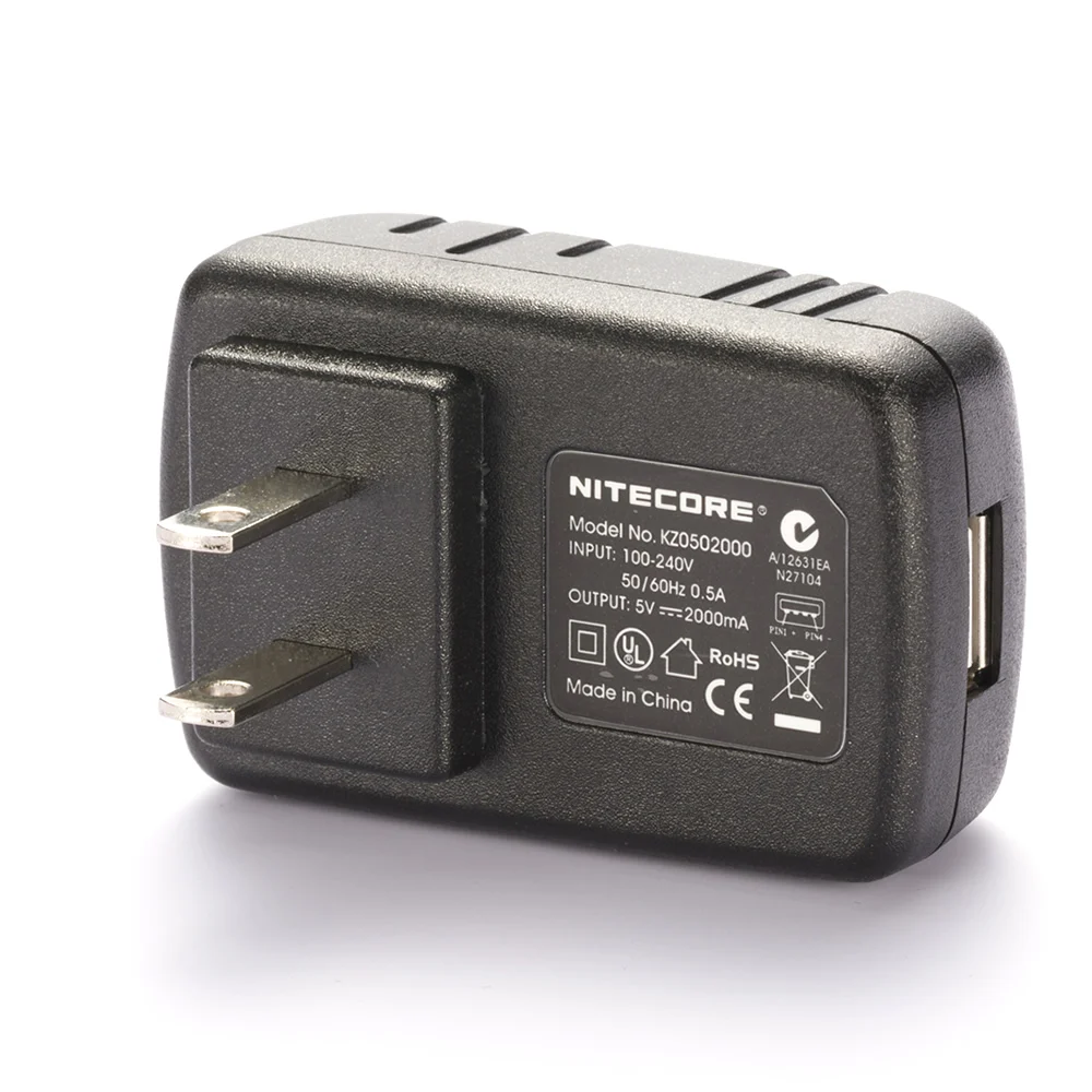 NITECORE USB зарядный адаптер для F1 UM10 быстрое зарядное устройство наконечник трубки