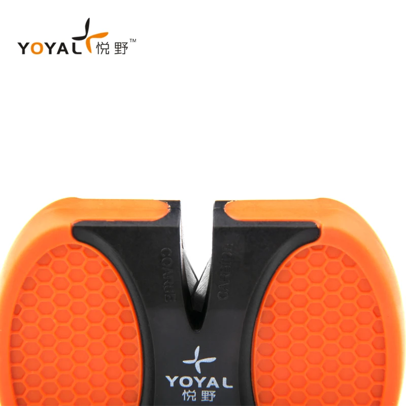  YOYAL Professional Outdoor Mini Knife Sharpener Ceramic and Carbide Knife Sharpening afiador diaman