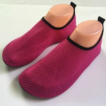 Летний пляж EU36-47 Для мужчин Для женщин Открытый болотная обувь комфорт дышащий сетки воздуха без каблука Спорт Йога Aqua резиновые сапоги