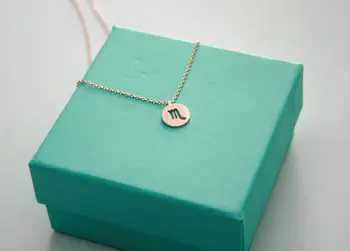 

30PCS- Zodiac Scorpio Necklace Signs 12 Constellation Necklace Horoscope Astrology Disc Necklace Galaxy Star Necklaces