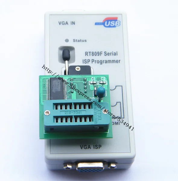 Новейший RT809F lcd ISP программист+ 10 адаптеров+ sop8 IC тестовый зажим+ 1,8 V адаптер+ TSSOP8/SSOP8 АДАПТЕР