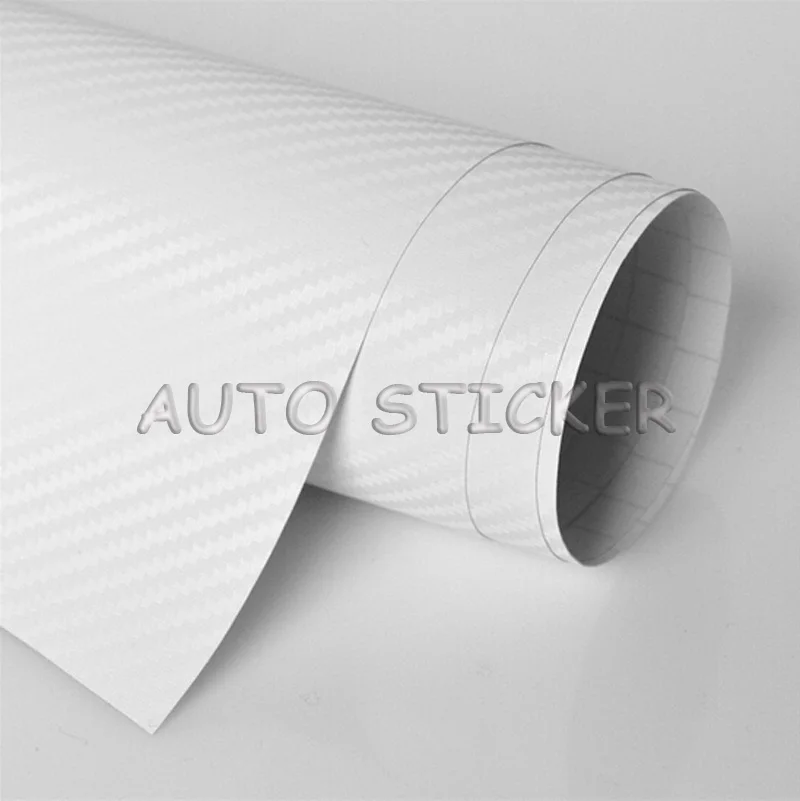 3d white carbon fiber vinyl car wraps 5