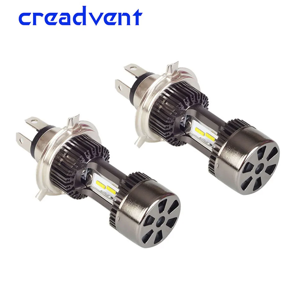 2 Pcs Plug&play 60w 8000lm <b>Super Bright</b> H4 LED <b>Car Headlight</b> ...