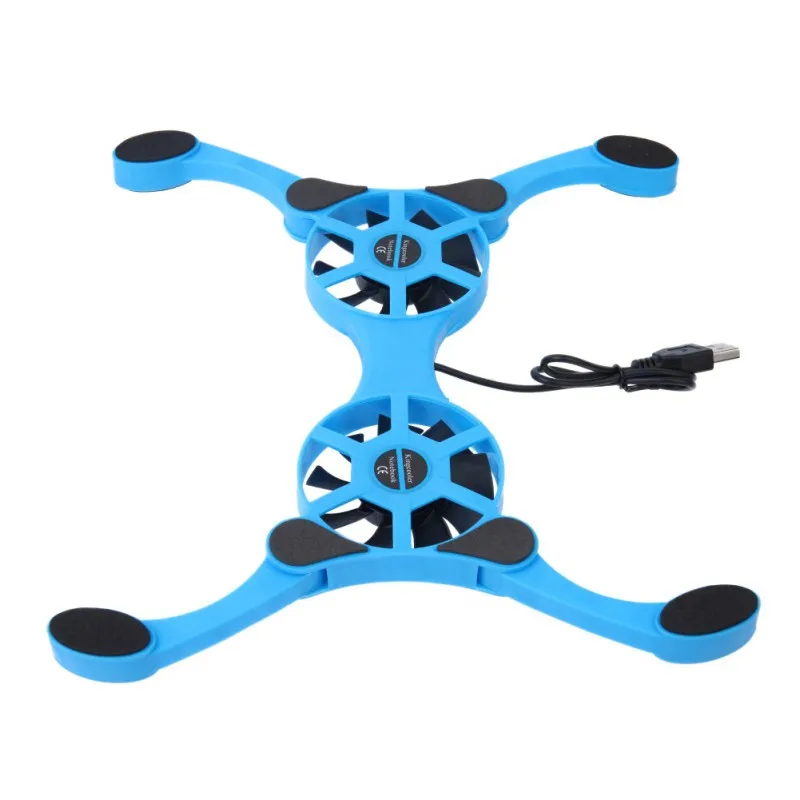 

Foldable USB Laptop Cooling Pads Mini Double Fans Notebook Cooler Cooling Pad For 7-15 Inch Notebook Laptop