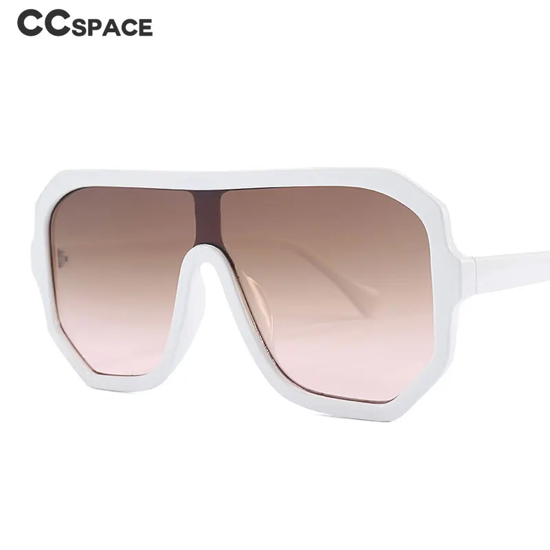 46478 Óculos de Sol Femininos Quadrados com Lente Única e Tamanho Grande, Estilo Óculos de Proteção UV400, Modelo Vintage_voghion.com
