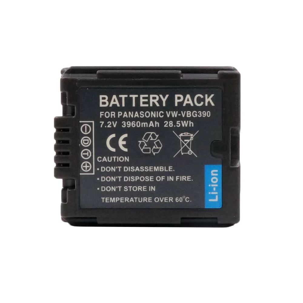 

WHCYonlin 3960mAh VW-VBG390 VBG390 Camera Battery For Panasonic AG-AC7 HDC-SD600 HDC-SD700 HDC-SDT750 HDC-TM300 HDC-TM700 SDRH80