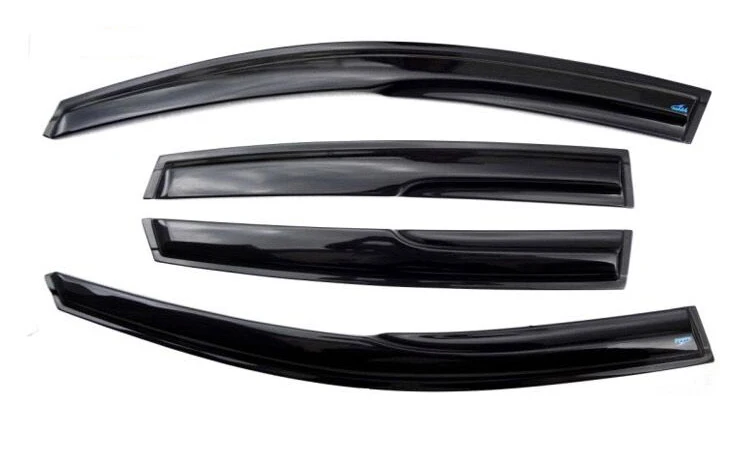 Jinke 4 шт. окна вентиляционные козырьки дождевик Темный солнцезащитный экран дефлекторы для Audi Q5