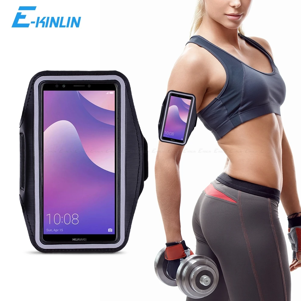 

Sport Gym Running Workout Case Pouch Arm Band For HuaWei Y5 Y3 Y7 Y9 Y6 III II Prime Pro Lite 2019 2018 2017 Phone Bag Cover
