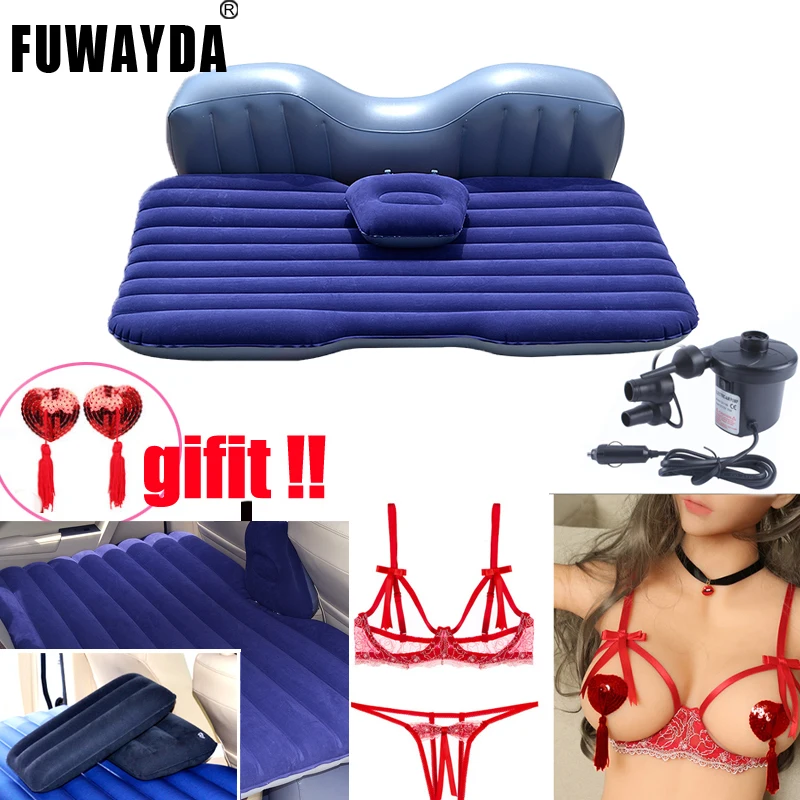 2018 nueva funda de asiento trasero para coche, colchón de aire, cama de viaje, colchón inflable de aire, cama de coche, cama de sexo completo para acampar