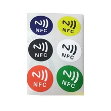 NFC 213 чип 30 мм Универсальный NFC стикер 13,56 МГц IC стикер ISO14443A 144 байт