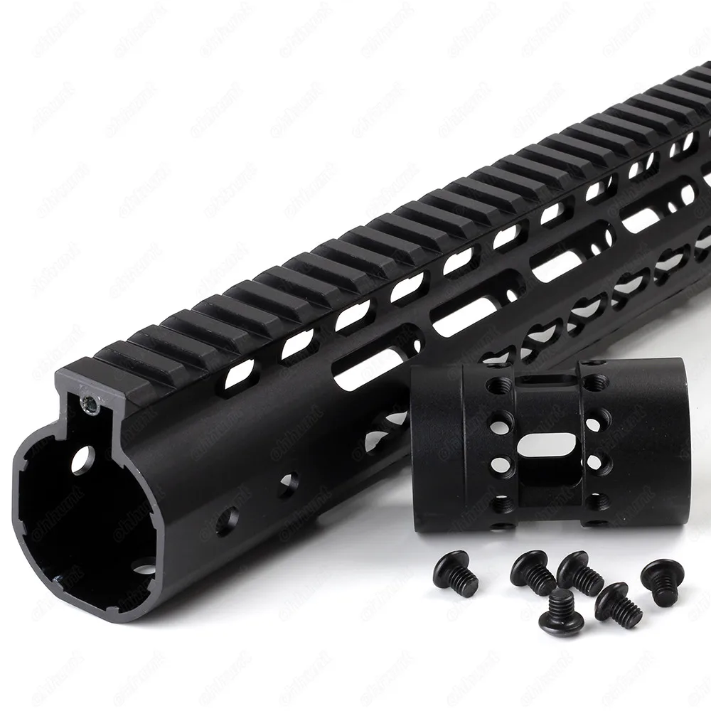 Ohhunt тонкий стиль " 9" 1" 12" 13," 15" AR15 поплавок Keymod Handguard Пикатинни для охоты тактический прицел крепление