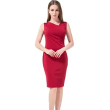 Good Summer Dress 2017 Plus Size 4XL Elegant Bodycon Dress Brief Pencil Dresses Solid Color Plus Size Women Clothing Vestidos