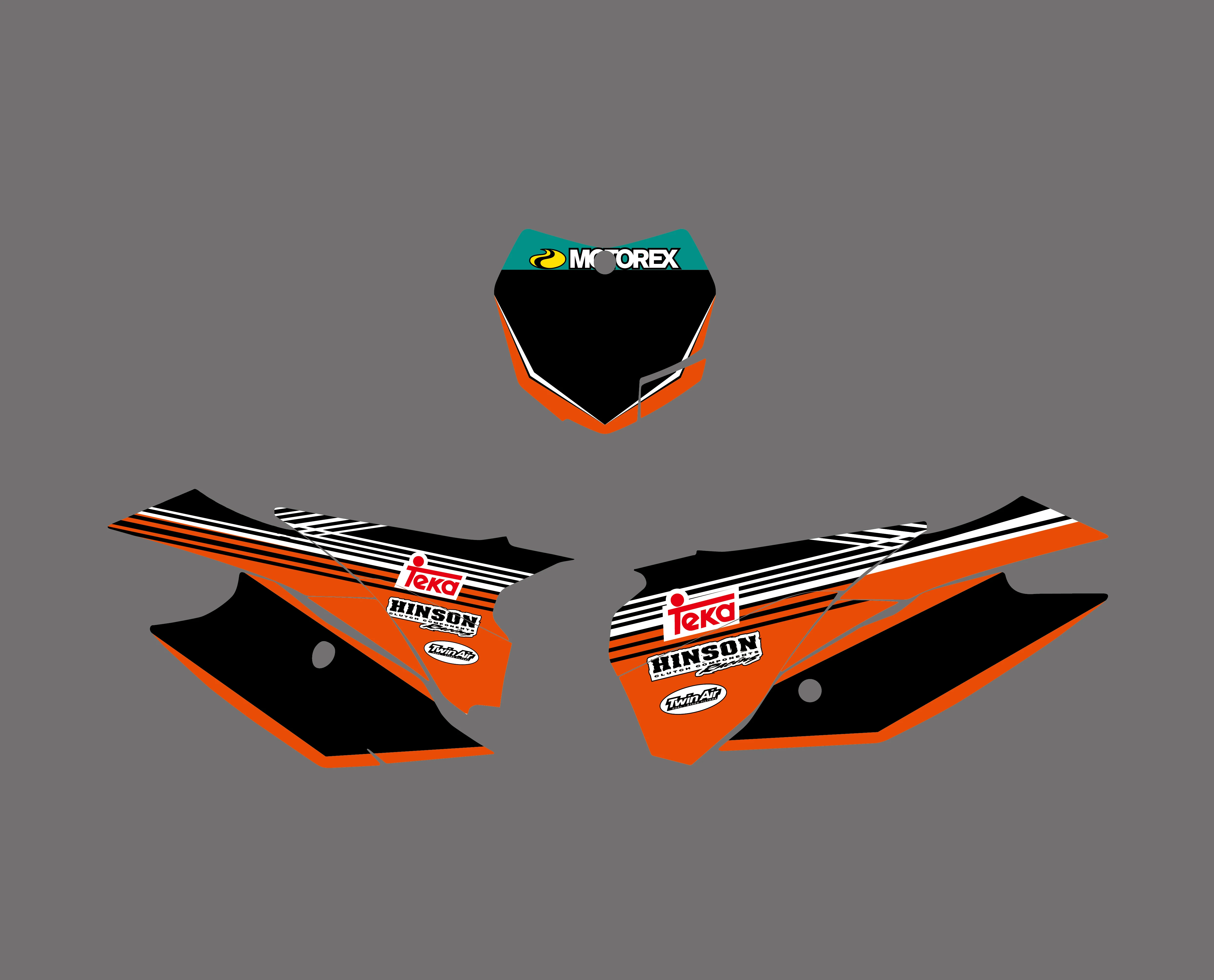 NICECNC команда фон графическая Наклейка Стикер для KTM SX SXF XC XCF XCW XCFW EXC EXCF 125 150 200 250 300 350