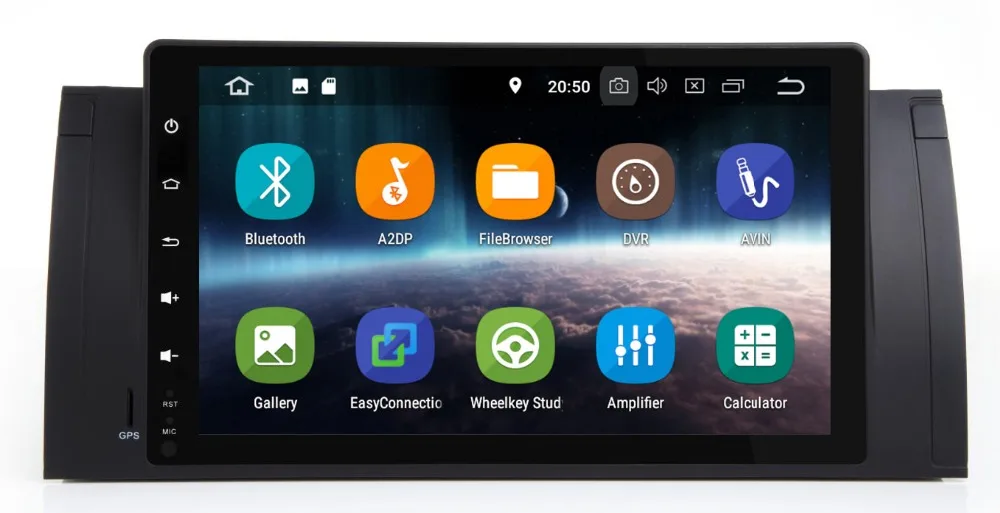 Clearance 4G lte Quad core Android 9.0 Car radio PC player for 5 Series X5 E39 E53 M5 with Radio WiFi BT Canbus support OBD2 DVR 2G RAM 2