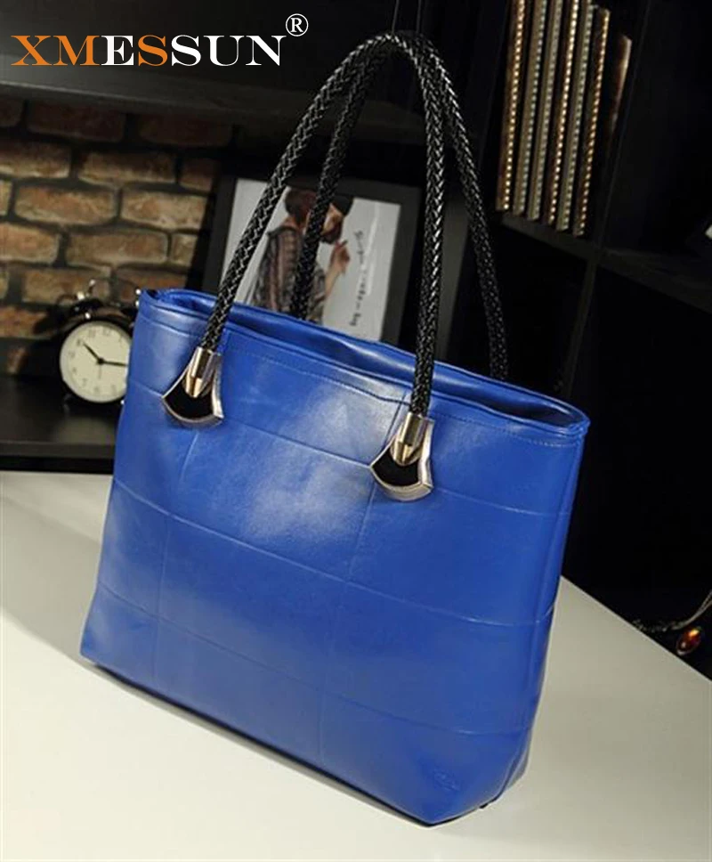 

XMESSUN Brand 2018 New Women's Leather Handbags Fashion Brand Luxury Women Shoulder Bag Lady Casual Shopping Tote 8 Colors B572