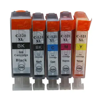 

5x PGI-520 CLI-521 Ink Cartridge For Canon PIXMA MP560 MP550 MP990 MP980 MP630 MX860