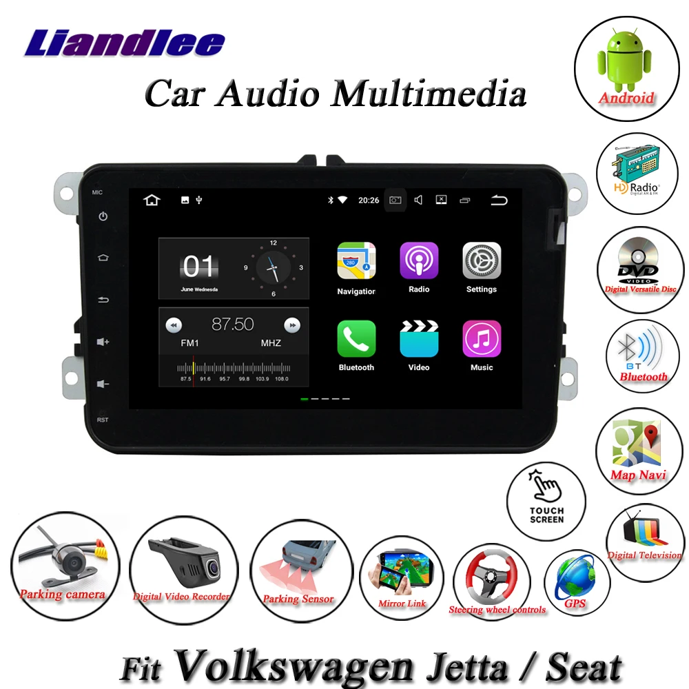Best Liandlee Car Android System For Volkswagen VW Jetta / Seat Radio DVD Player GPS Navi Navigation Wifi TV Touch Button Multimedia 0 Best Liandlee Car Android System For Volkswagen VW Jetta / Seat Radio DVD Player GPS Navi Navigation Wifi TV Touch Button Multimedia 0