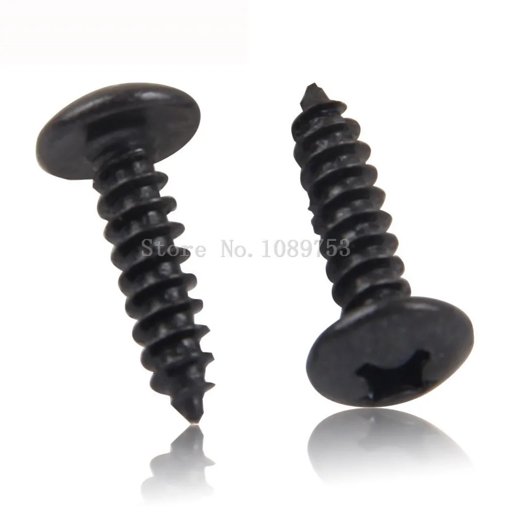 50Pcs M3 M4 Wood Truss Screw with Black Oxide and Wax Self-tapping Screws | Обустройство дома