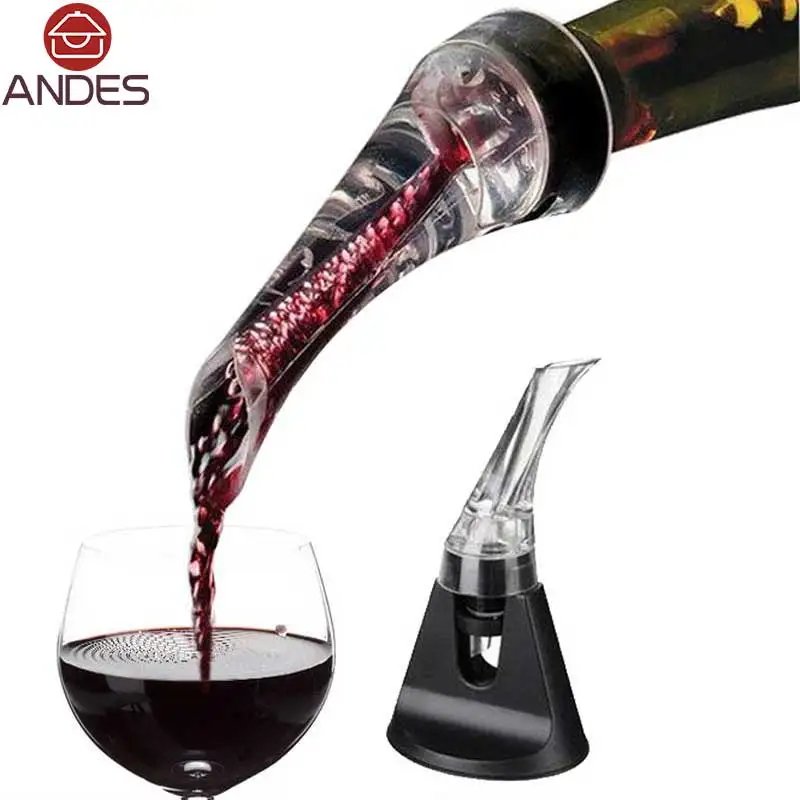 

Acrylic Wine Aerator Quick Aerating Red Wine Whiskey Magic Aerator Decanter Bottle Pourer Spout Mini Travel Bar Tools