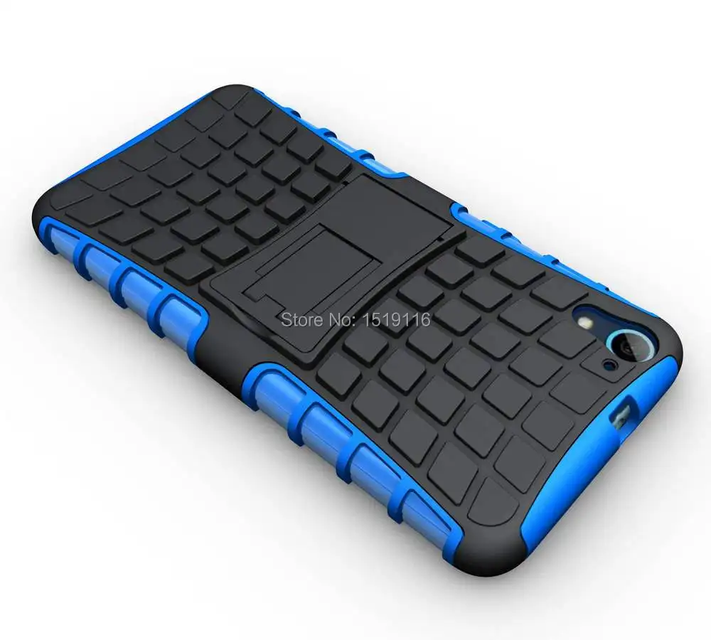 500pcs Hard Plastic Shell Kickstand Case Hybrid Rugged Armor Mobile Phone Cover For HTC Desire 826 Protective |
