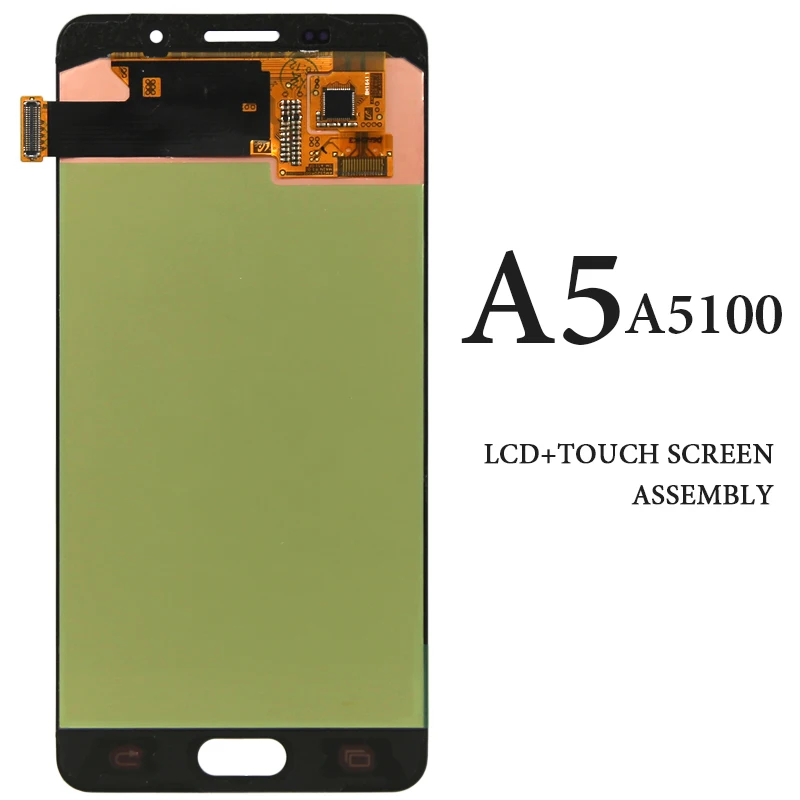 

OEM quality Screen For Samsung A5 2016 LCD for mobile phone A5100 Display Digitizer Assembly replacement 5.2 inch no dead pixel