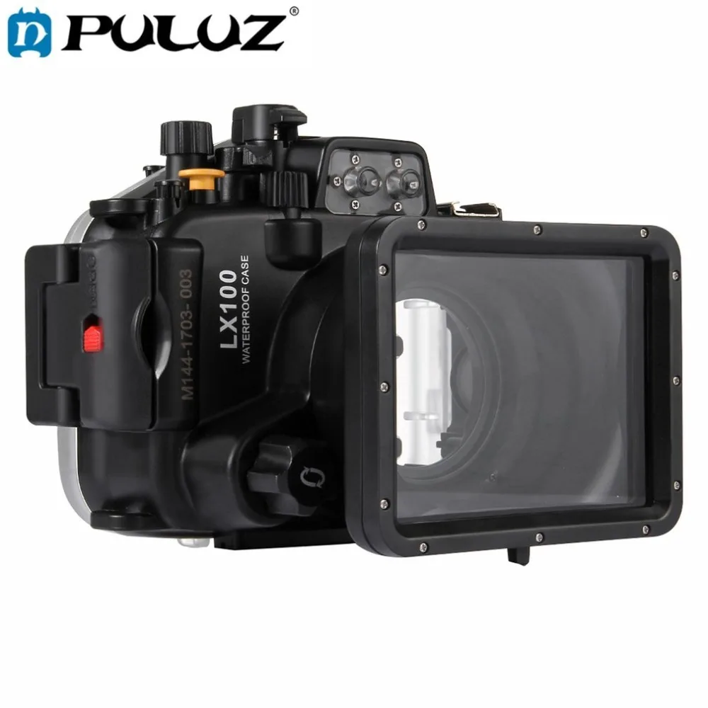 

PULUZ 40m Underwater Depth Diving Case Waterproof Camera Housing for Panasonic LUMIX DMC-LX100 Lightweight Protective Cover