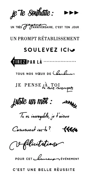 

French Transparent Clear Stamps for DIY Scrapbooking/Card Making/Kids Christmas Fun Decoration Supplies