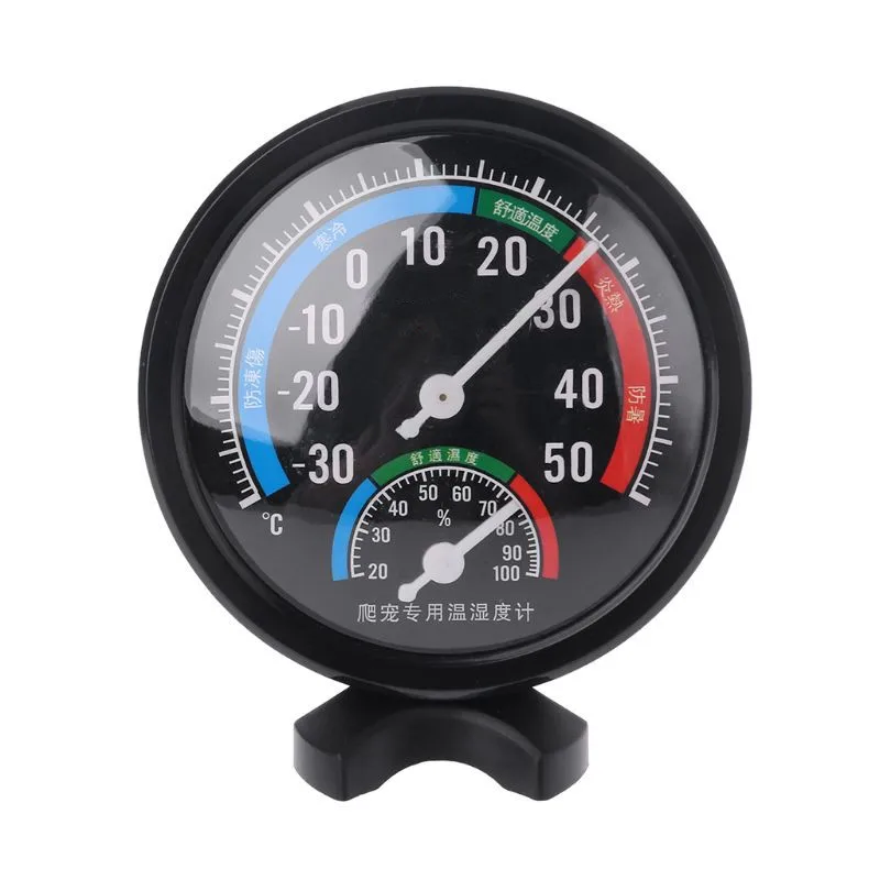 

Reptile Temperature Thermometer Humidity Hygrometer Gauge Vivarium Tank Supplies