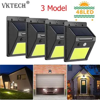 

1/2/4pcs 48LED COB Outdoor Solar Lamp Motion Sensor IP65 Path Yard Wall Light Waterproof Energy Saving Garden Security Lamp