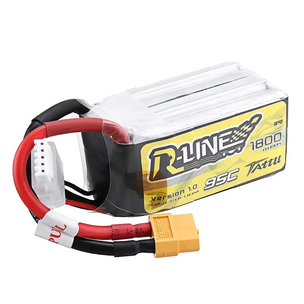 TATTU FPV R-LINE Версия 1 0 14 8 V 1800mAh 95C 4S Lipo батарея для RC Quadcopter Racing Drone запасные части Accs |