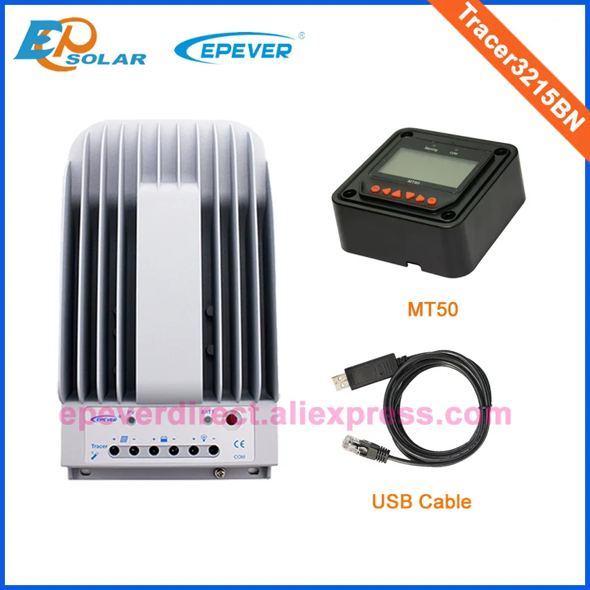 

30A 12V/24V 30amp MPPT Solar Panel Battery Regulator Charge Controller Tracer3215BN with MT50 and USB