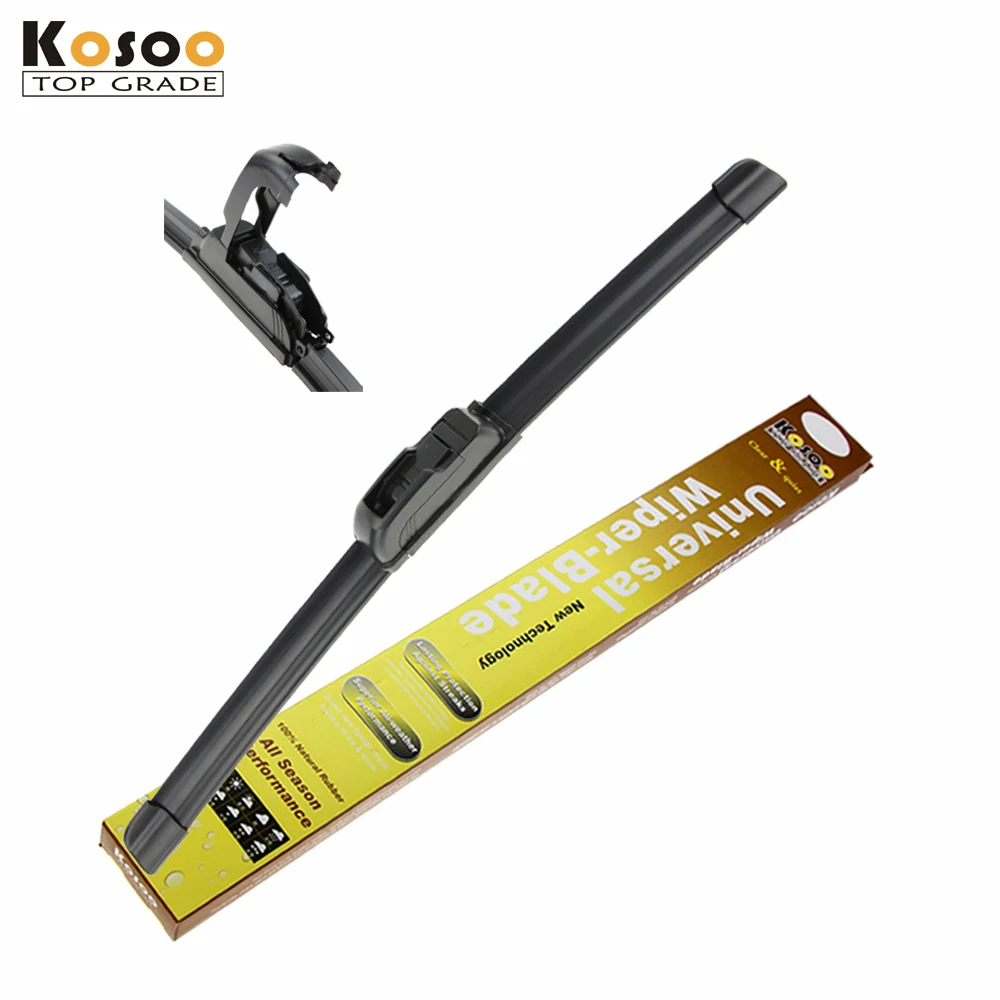 Wiper blade Top quality car Universal Natural Rubber Car Wipers auto soft windshield blades 14-28inch styling car accessories