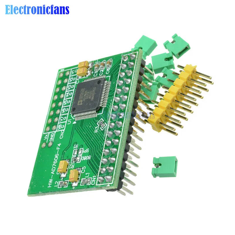 16 битный ADC 8CH синхронизация AD7606 модуль сбора данных 200Ksps|module adc|module dcdc dc |