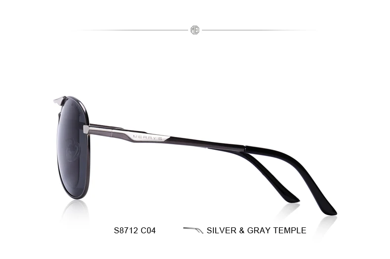 Веселый Дизайн Для мужчин Классические солнцезащитные очки-авиаторы HD поляризованные солнцезащитные очки для мужчин для вождения Роскошные оттенки UV400 защиты S8712