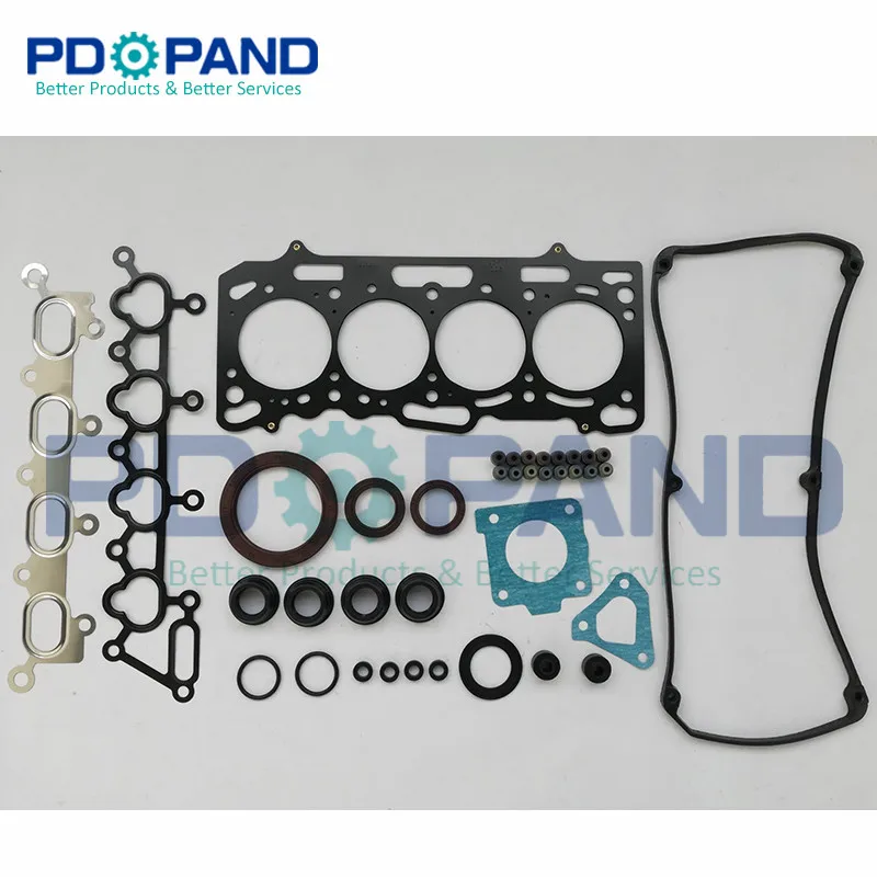 4G18 Engine overhaul gasket kit MD979214 for Mitsubishi Lancer 1584cc 1.6L