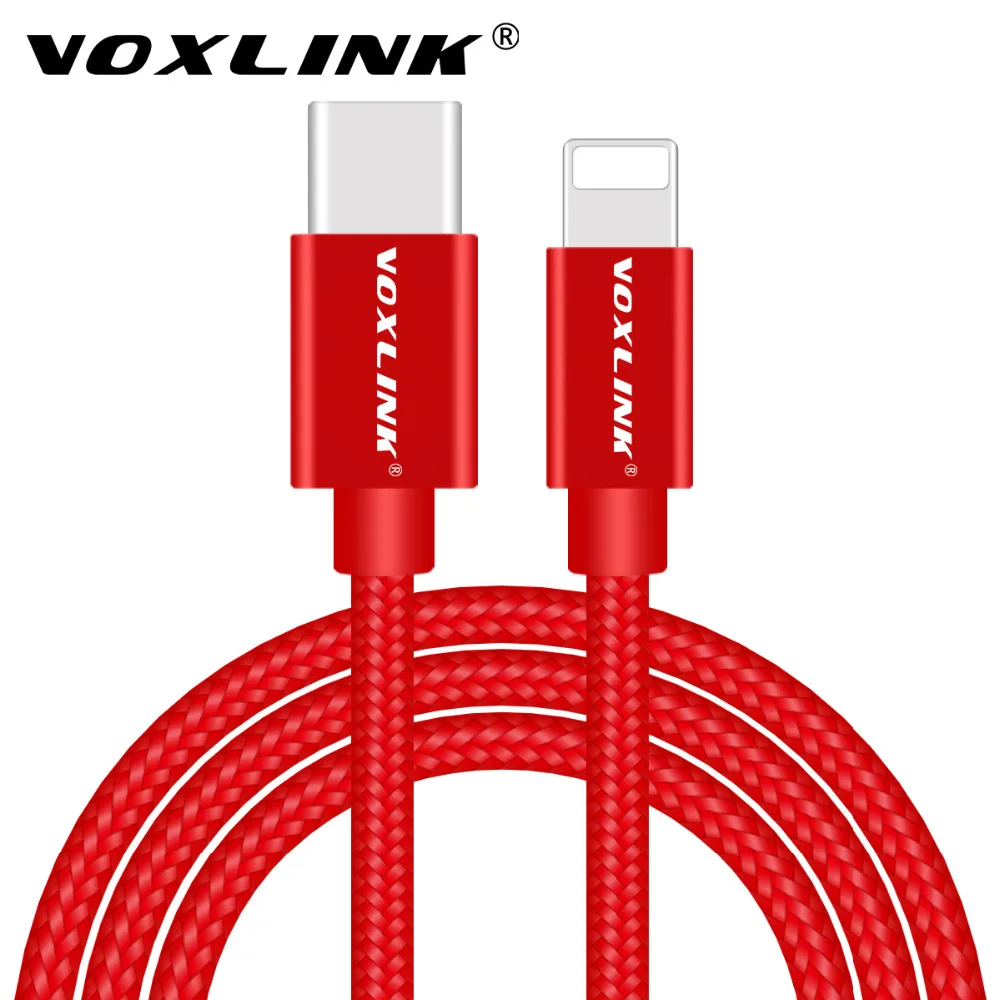 VOXLINK usb type C на кабель Lightning USB 2 0 USB-C синхронизации данных для Apple Macbook iphone 7 Plus |