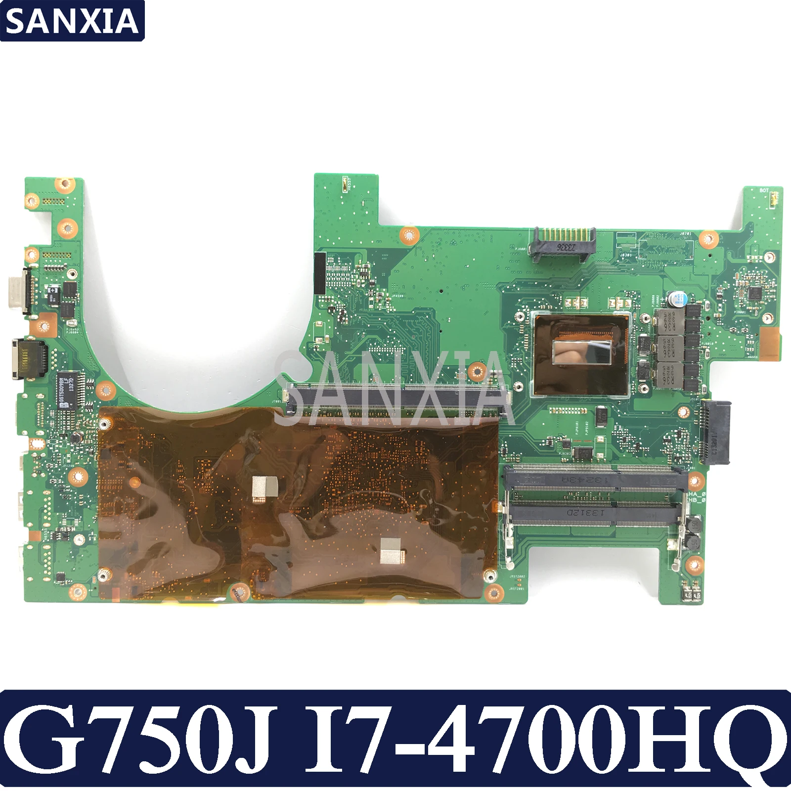 KEFU G750J محمول اللوحة الأم ل ASUS G750JH G750JW G750JX G750JS G750JM G750JZ اختبار اللوحة الأصلية 2D I7-4700HQ